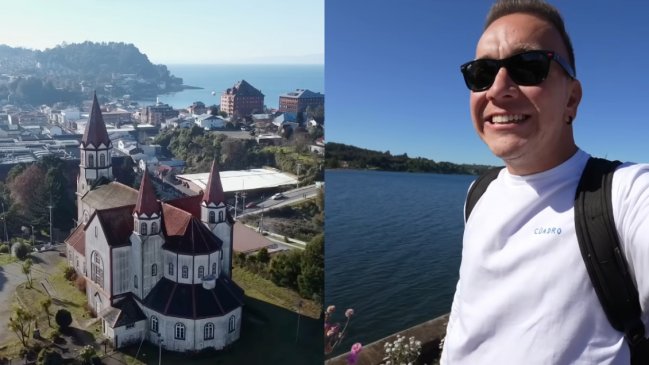 Youtuber quedó fascinado tras visitar el sur de Chile: 