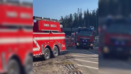   Otros 27 carros de Bomberos de Santiago ingresan a Región de Valparaíso 