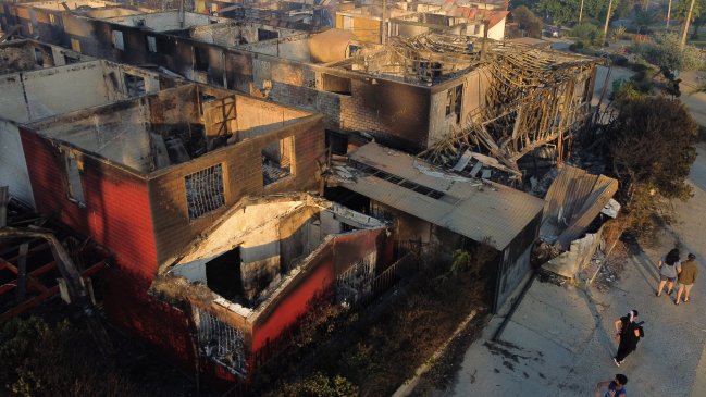 Hermano del profesor Nibaldo perdió su casa en incendio forestal de Viña del Mar