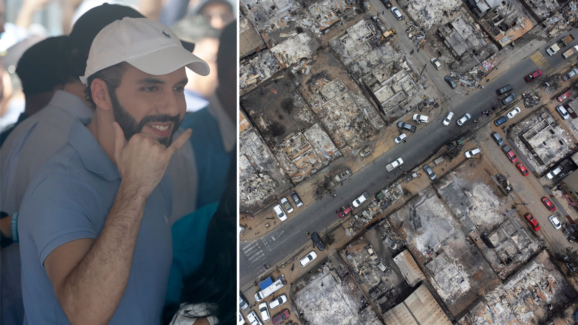 Gobierno de Bukele se solidariza con las víctimas de los incendios forestales en Chile