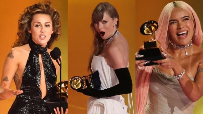 Taylor Swift arrasó: Revisa la lista de ganadores en los Grammy 2024