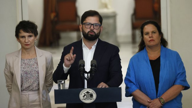 Presidente Boric encabeza reunión del Cosena en La Moneda