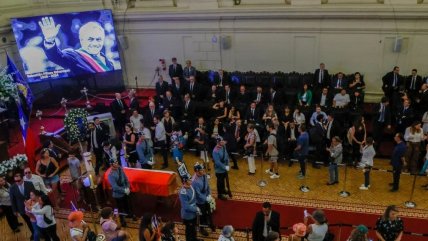   Masiva presencia ciudadana en velorio del expresidente Piñera 