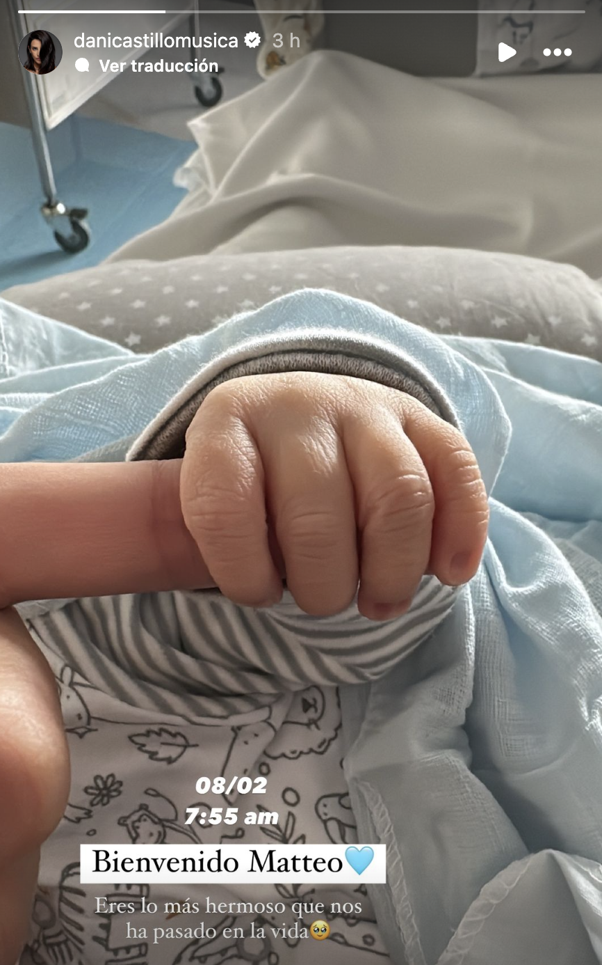 Hijo de Daniela Castillo Nació el hijo de Daniela Castillo