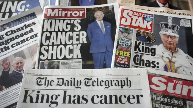 El rey Carlos III agradeció 