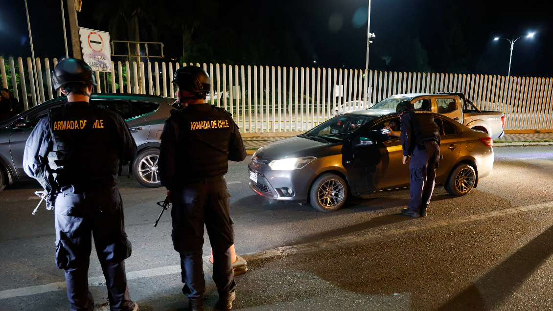 Más de 120 personas detenidas por infringir el toque de queda en Valparaíso