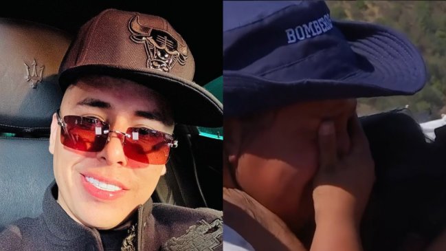 Cantante urbano Bayron Fire regaló una casa a bombera que perdió su hogar en los incendios