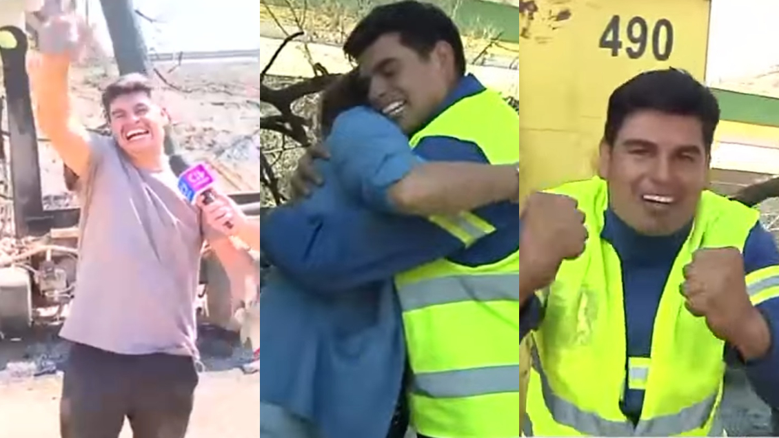 Trabajador perdió todo en los incendios, se viralizó y recibió sorpresivo regalo