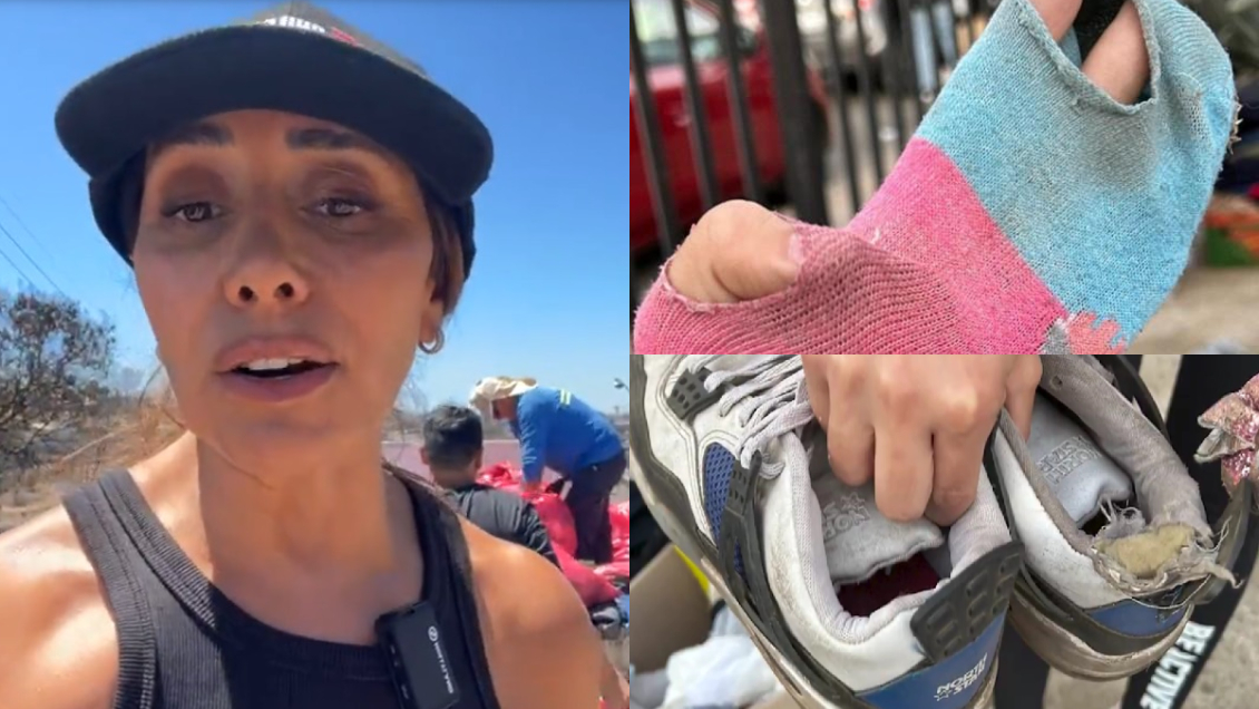 ¿Ayuda? Carmen Gloria Arroyo se indignó por ropa en mal estado para damnificados de incendios