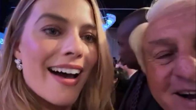 Margot Robbie tuvo divertido encuentro con sobreviviente de la tragedia de los Andes
