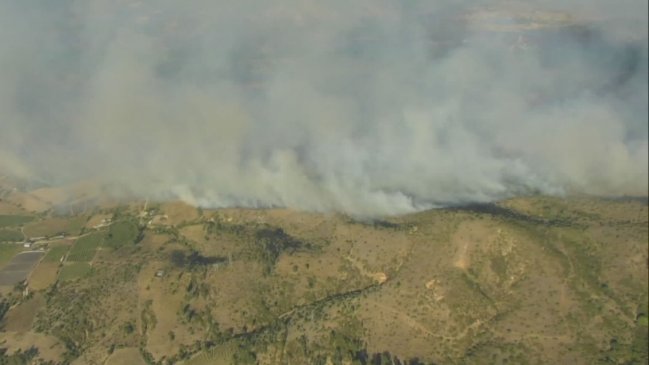 La Araucanía: Hay 25 incendios forestales activos y cinco comunas están en alerta roja
