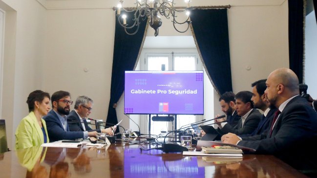 Con la presencia del Presidente Boric, sesionó por primera vez el Gabinete Pro Seguridad