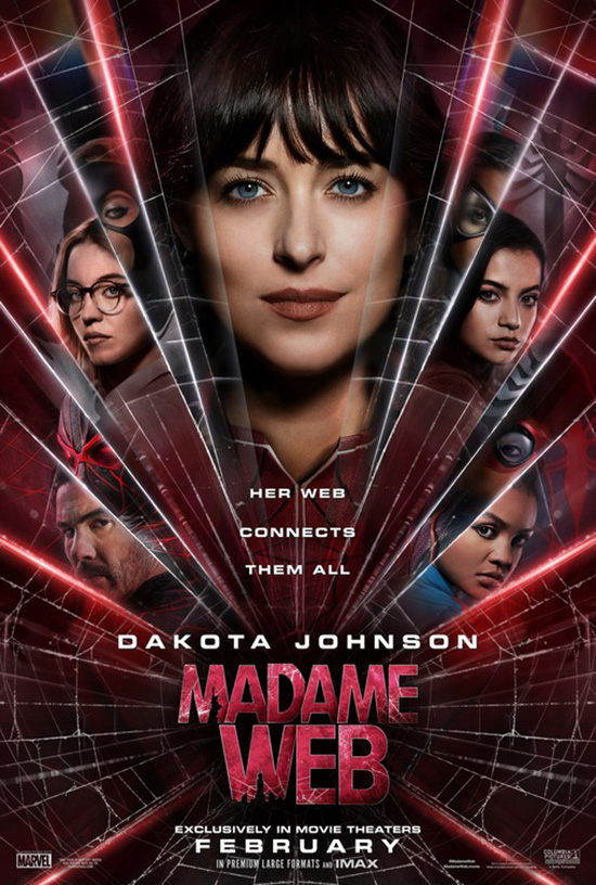 el poster de la pelicula madame web