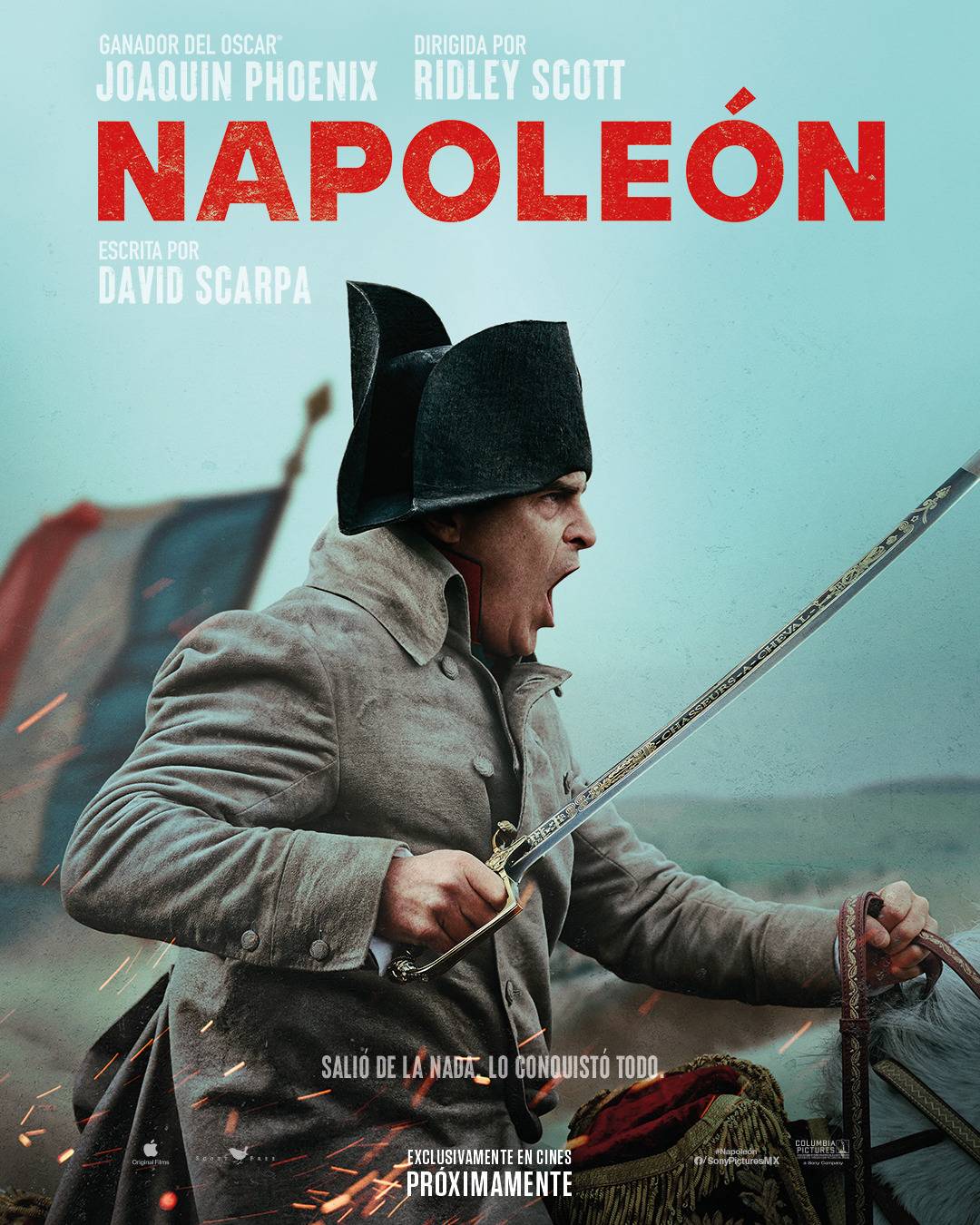 el afiche de napoleon que llega al streaming