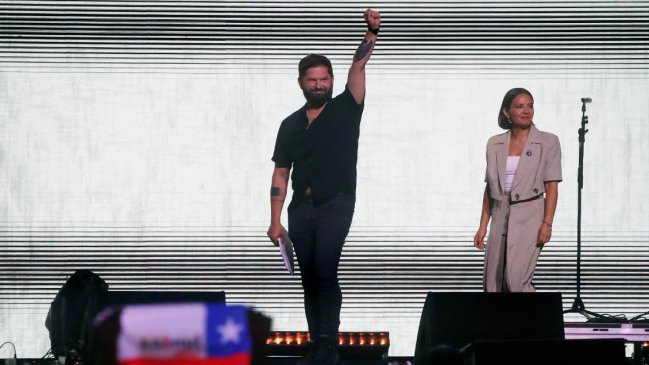 Presidente Gabriel Boric en Juntos Chile se Levanta: 