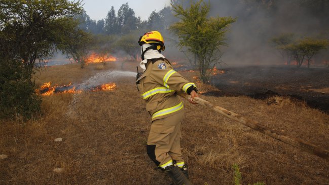 Bomberas sufren atropello mientras combatían incendio forestal en San Clemente