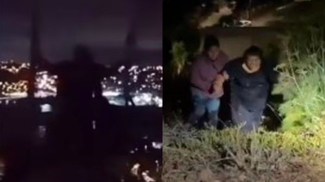 Mujer que cayó desde 