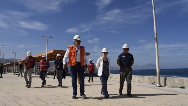   Obras de mejoramiento del borde costero de Antofagasta presentan 80% de avance 