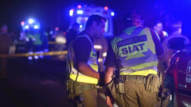 Seis muertos en Mariquina al chocar auto contra remolque que se desprendió de camión