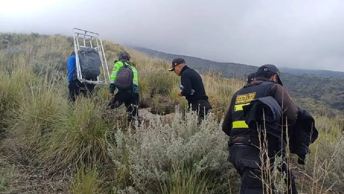 Chileno murió al caer de un volcán en Perú