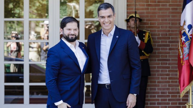 Presidente Boric recibirá a Pedro Sánchez la próxima semana