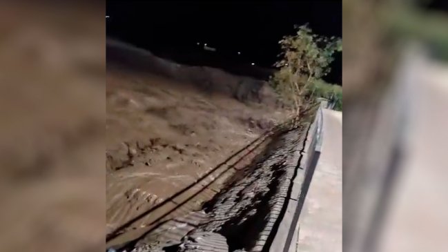   Peligro de desborde: Senapred llamó a evacuar ribera del río Camiña 