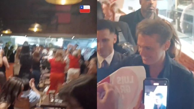 Está en Chile: Luis Miguel fue captado en restaurante en la previa de sus shows