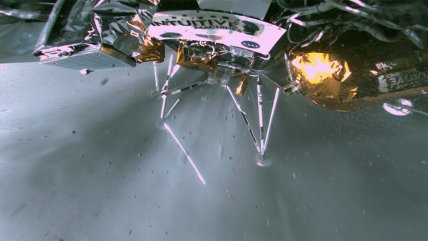   Revelan imágenes del alunizaje de Odiseo en el polo sur 