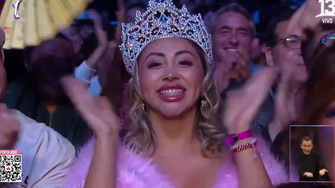 Naya Fácil fue ovacionada durante rutina de Alex Ortiz en Viña 2024