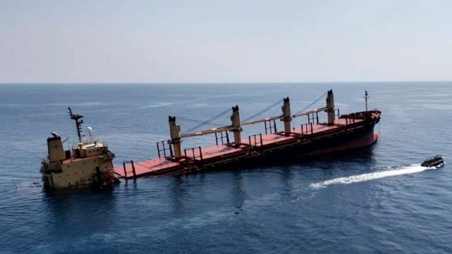   Buque con miles de toneladas de fertilizante se hundió en el mar Rojo tras ataque hutí 