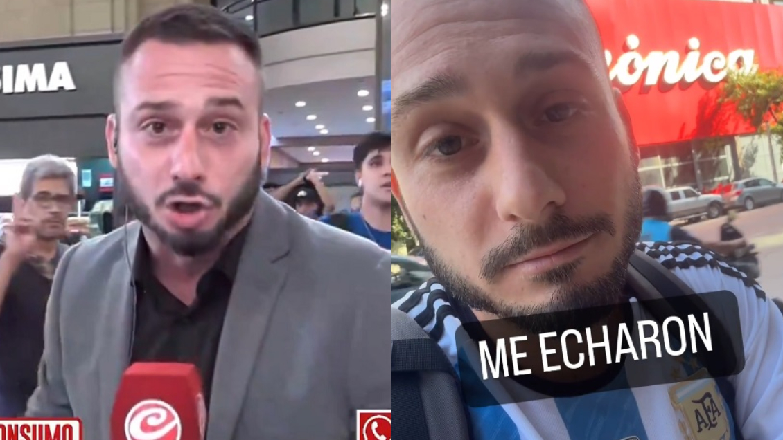 Despiden a periodista argentino que estalló en vivo contra su precariedad laboral