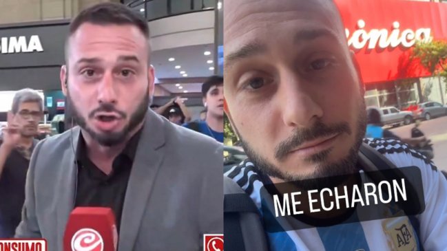 Despiden a periodista argentino que estalló en vivo contra su precariedad laboral