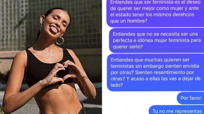 Constanza Capelli respondió a duras críticas por su participación en el 8M