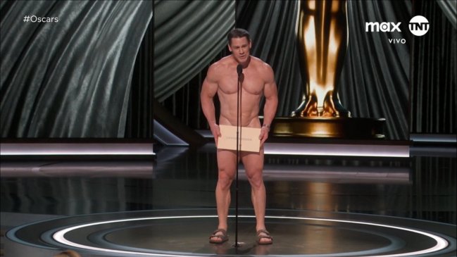 John Cena apareció desnudo en los Premios Oscar 2024