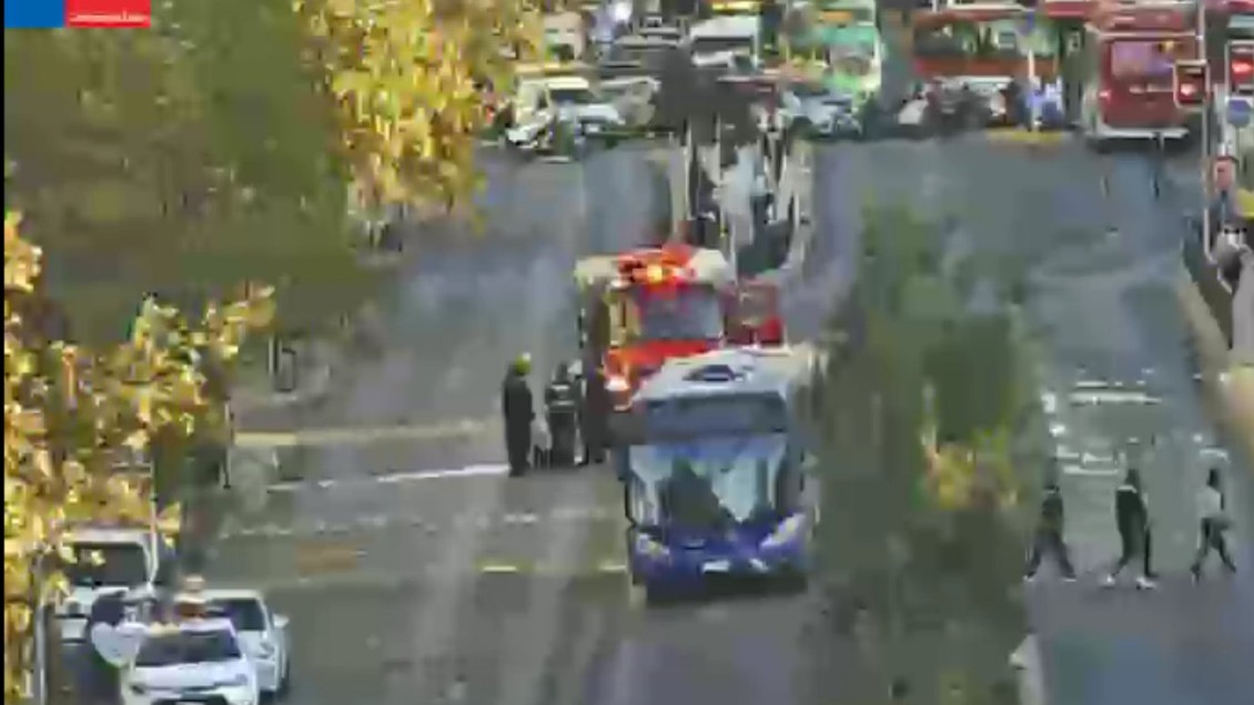 Escolar murió atropellada en pleno centro de Santiago