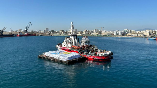  Zarpó el barco español que abre un corredor humanitario para Gaza  