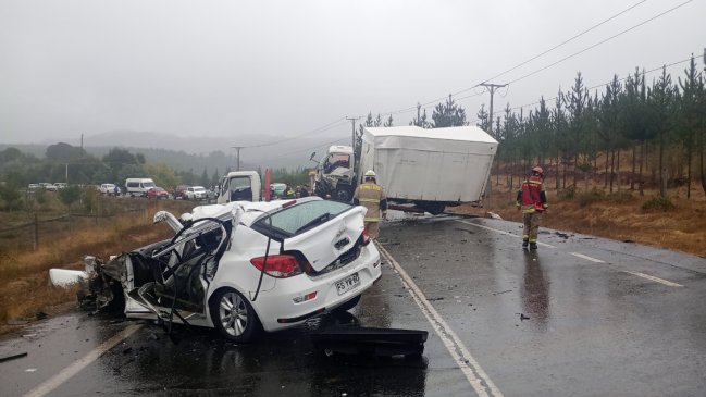 Accidente cobró la vida de un conductor en Biobío
