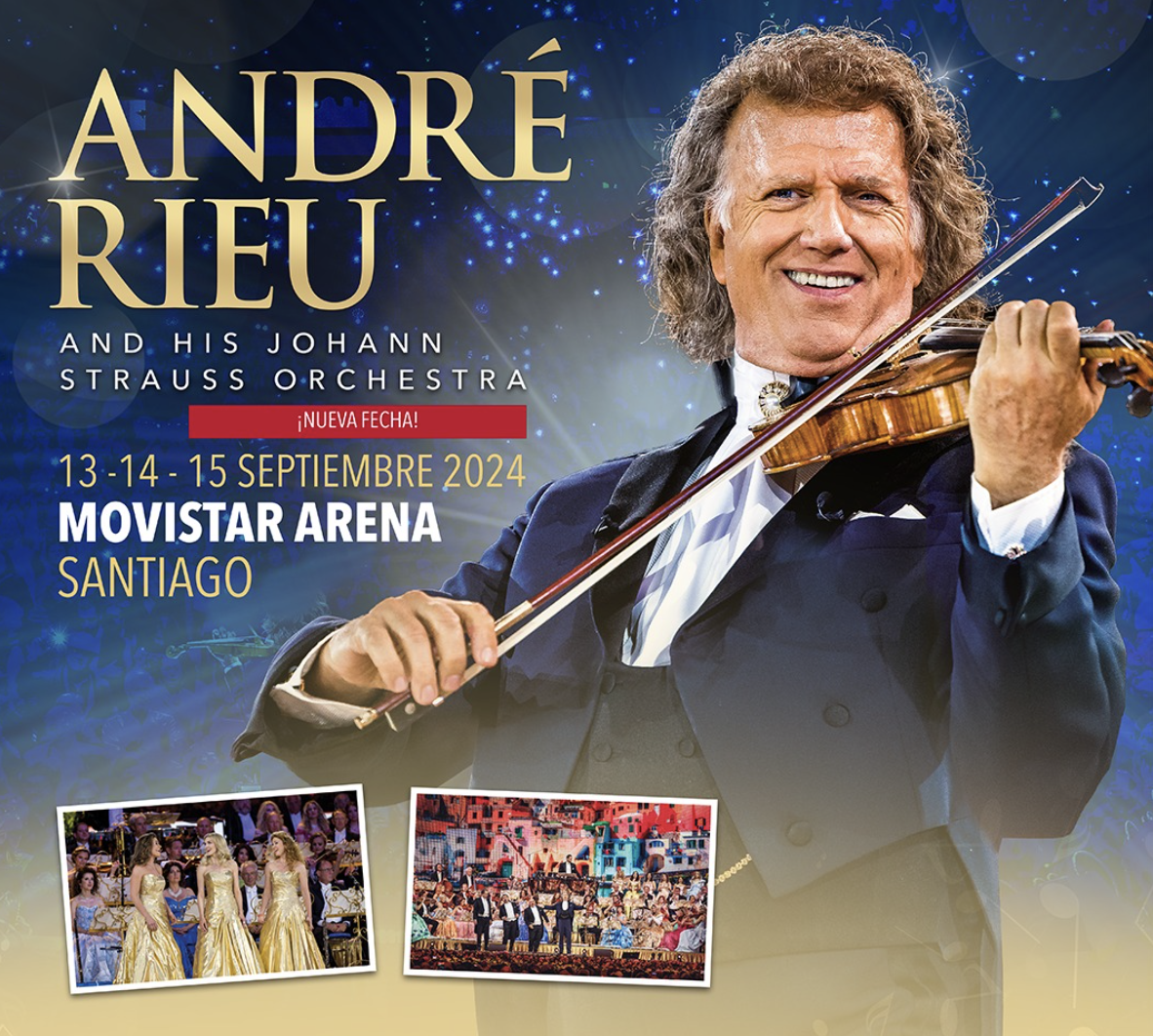 André Rieu vuelve a Chile en 2024 André Rieu en Chile en 2024