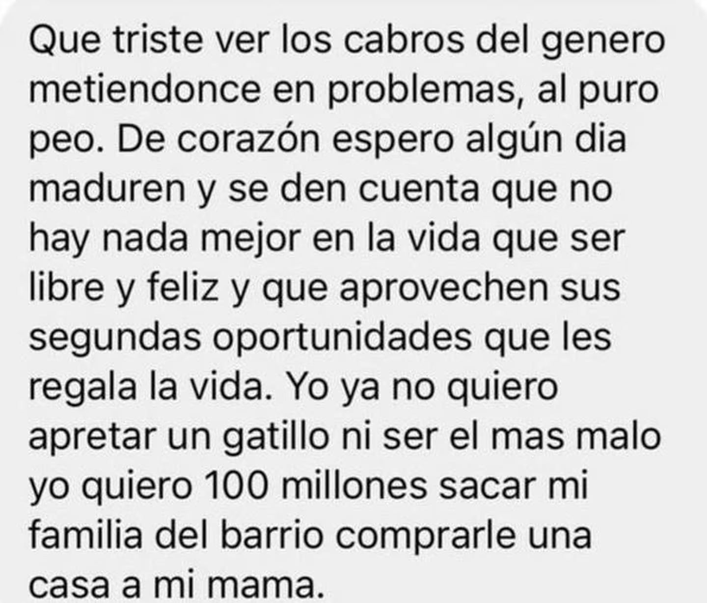 Julianno Sosa criticó a artistas urbanos que han tenido problemas policiales