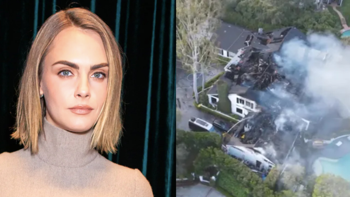 Casa de Cara Delevingne fue consumida por un incendio