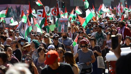   Alameda: Miles de personas marcharon en solidaridad con Palestina 