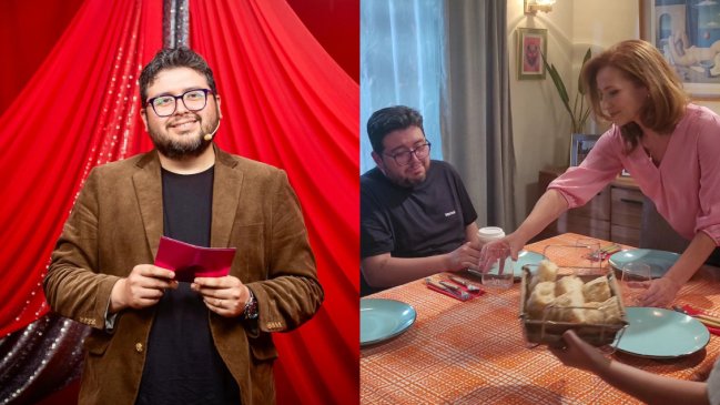 Luis Slimming sorprende apareciendo en el set de 