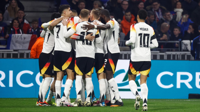 Francia cayó ante Alemania en la previa de su duelo ante Chile