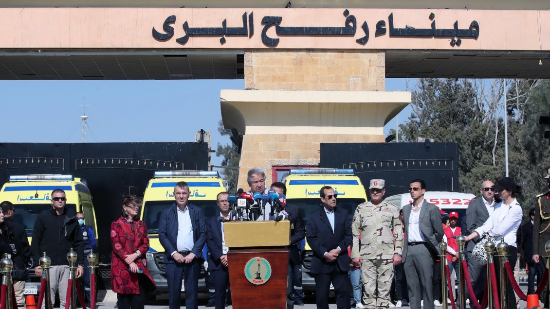 Guterres calificó de 