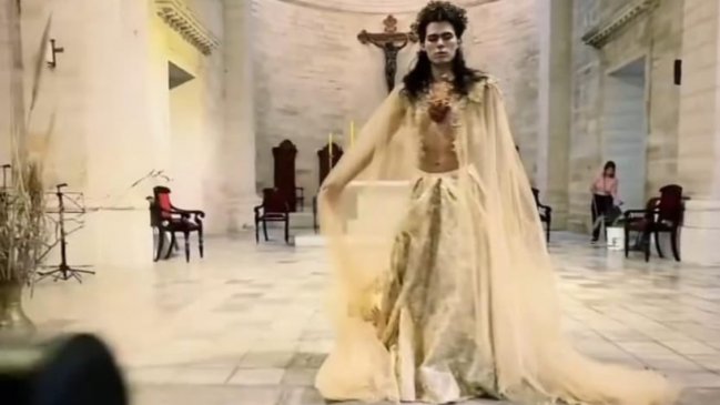 Modelo trans causa revuelo en La Serena por sesión de fotos en la catedral