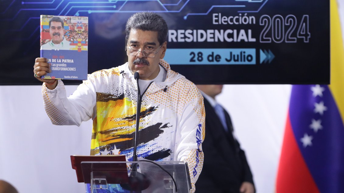 Maduro oficializó su candidatura a un tercer mandato presidencial