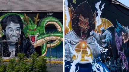  El increíble mural de Dragon Ball en Perú  
