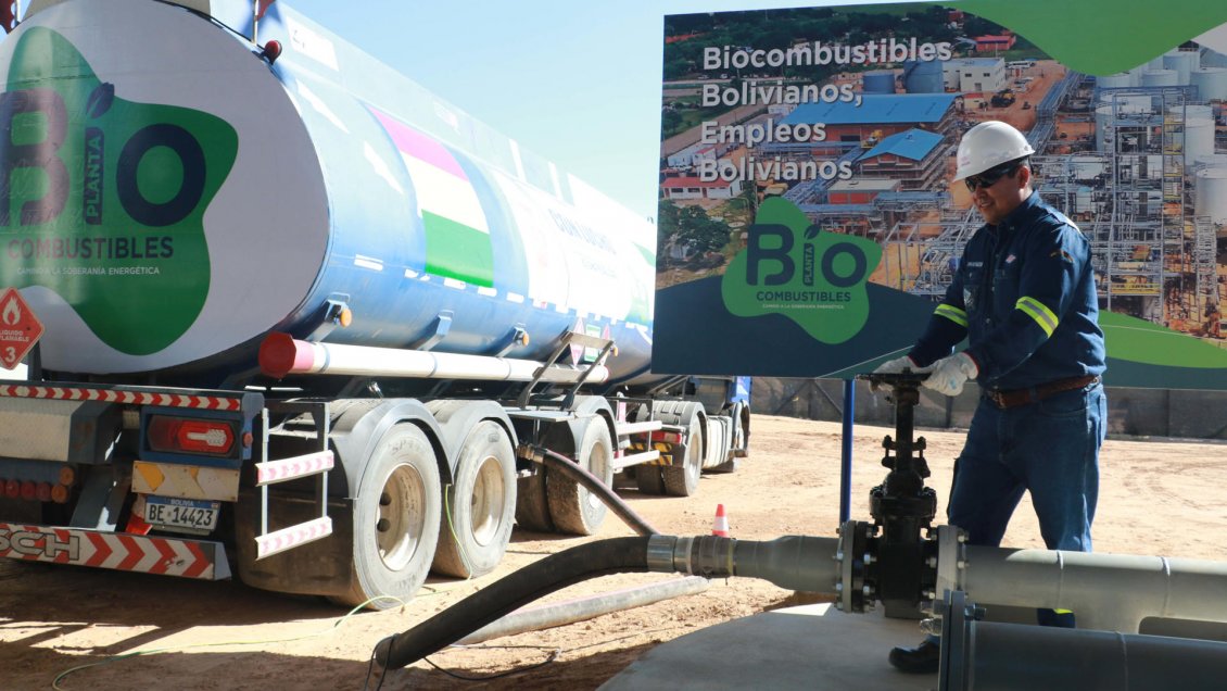 Bolivia inauguró su primera planta productora de biodiésel