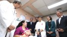 Ministra Aguilera encabezó inicio de vacunación contra el virus sincicial
