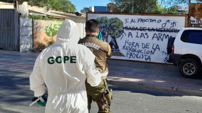  Sede del PC y Casa de la Memoria en Copiapó fueron vandalizadas: Hay un detenido  